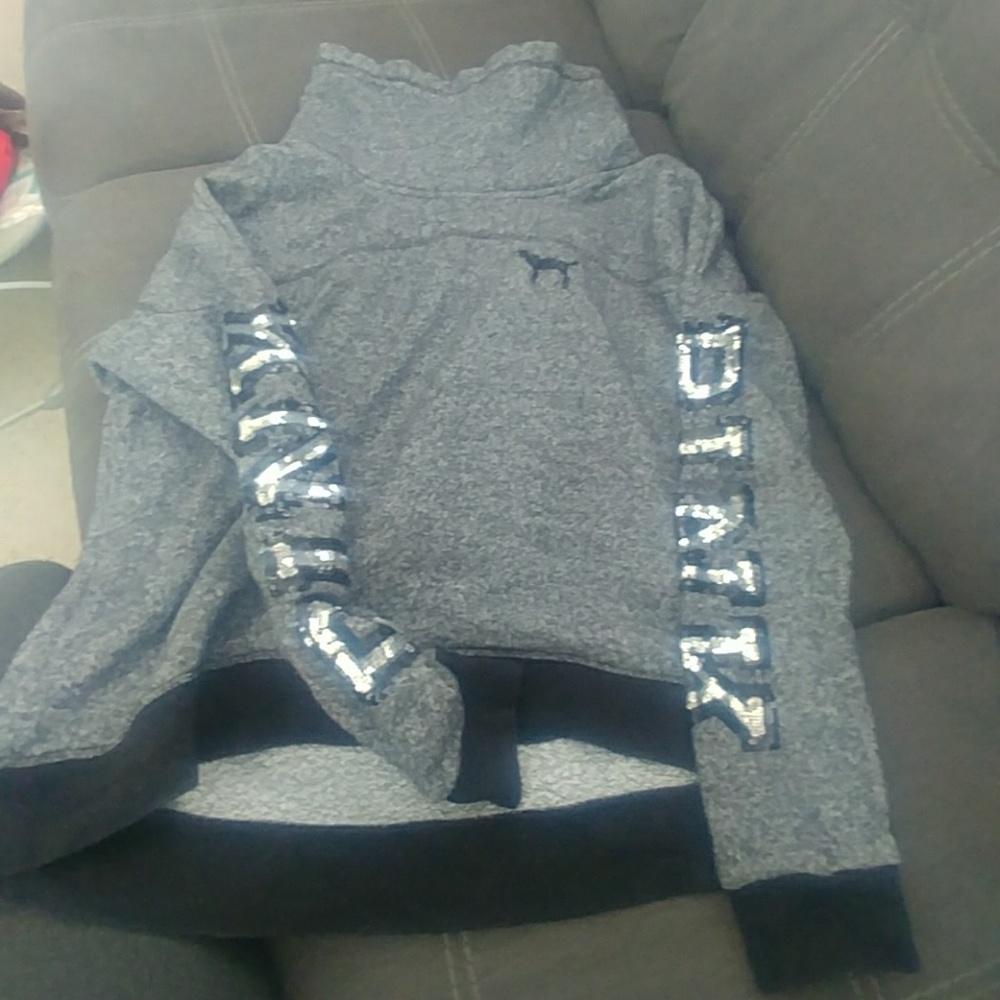 Pink hoodie